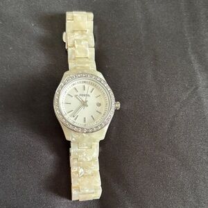 Mother of pearl Fossil watch
